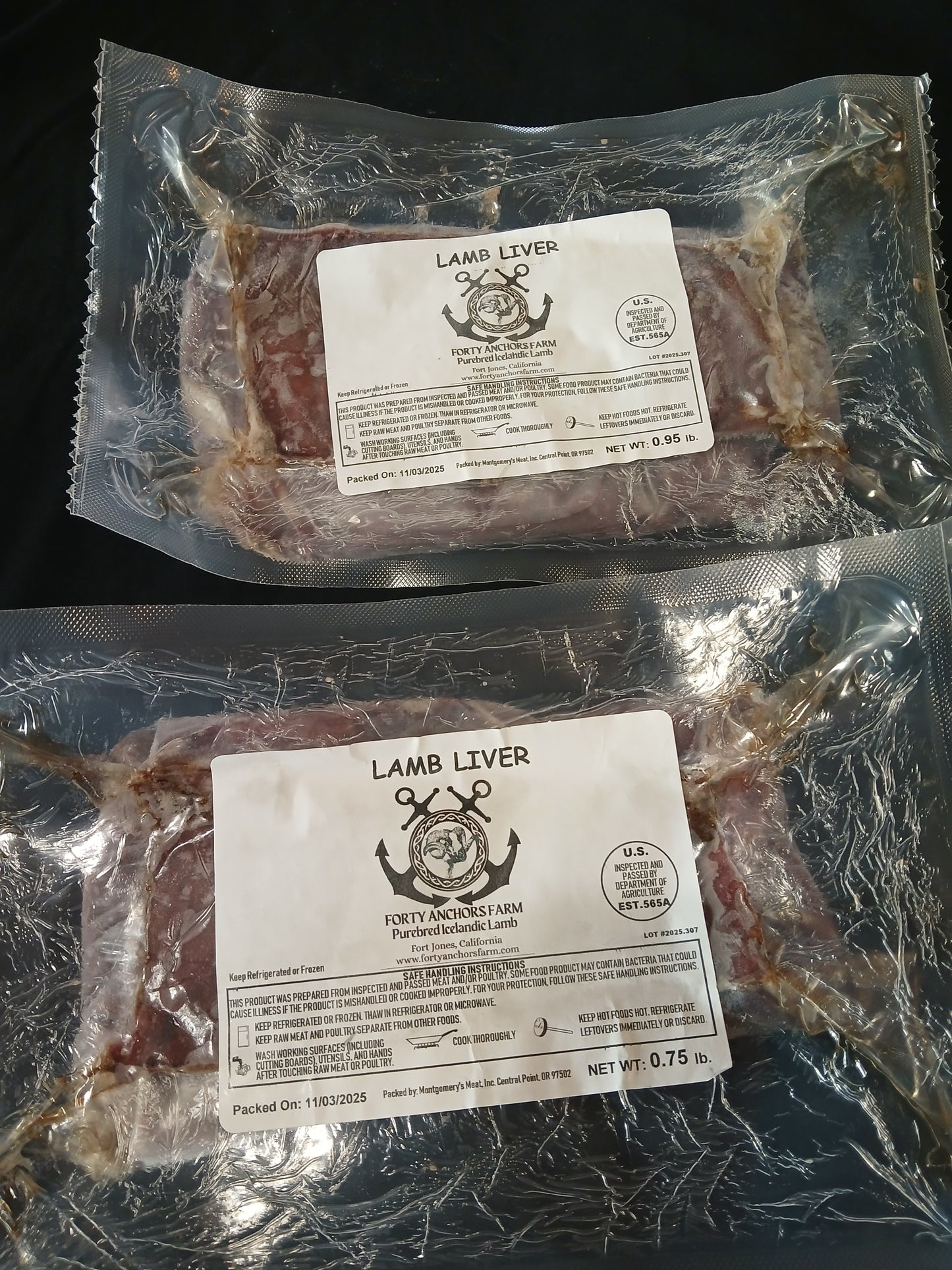 USDA Lamb Liver