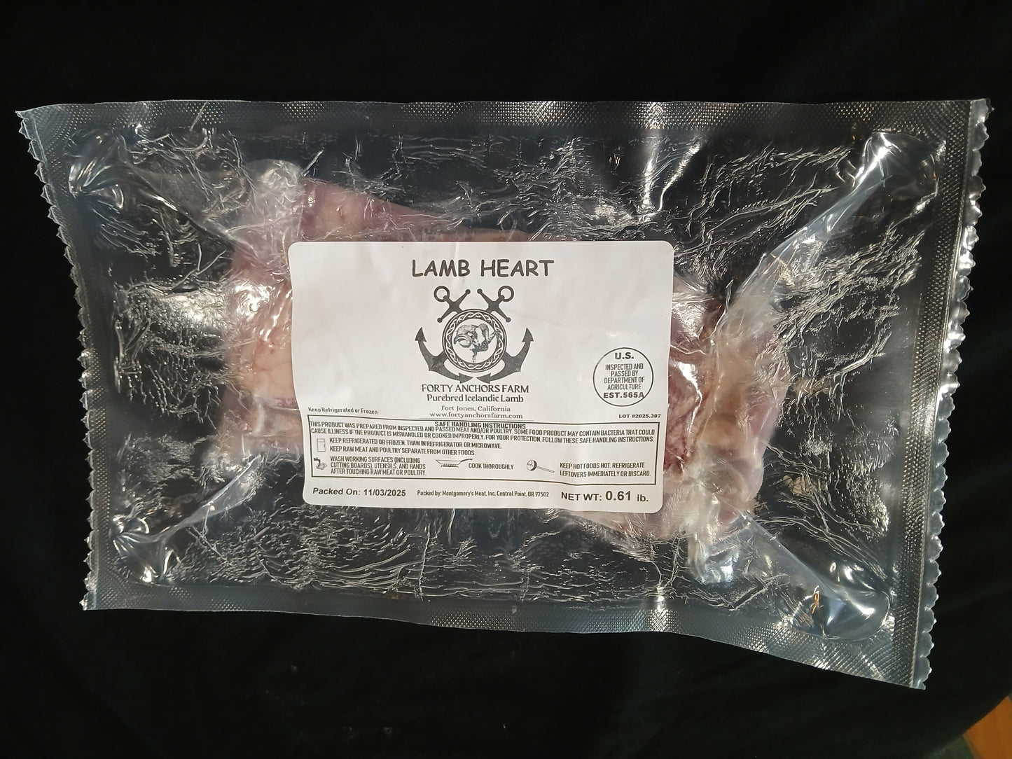 USDA Lamb Heart
