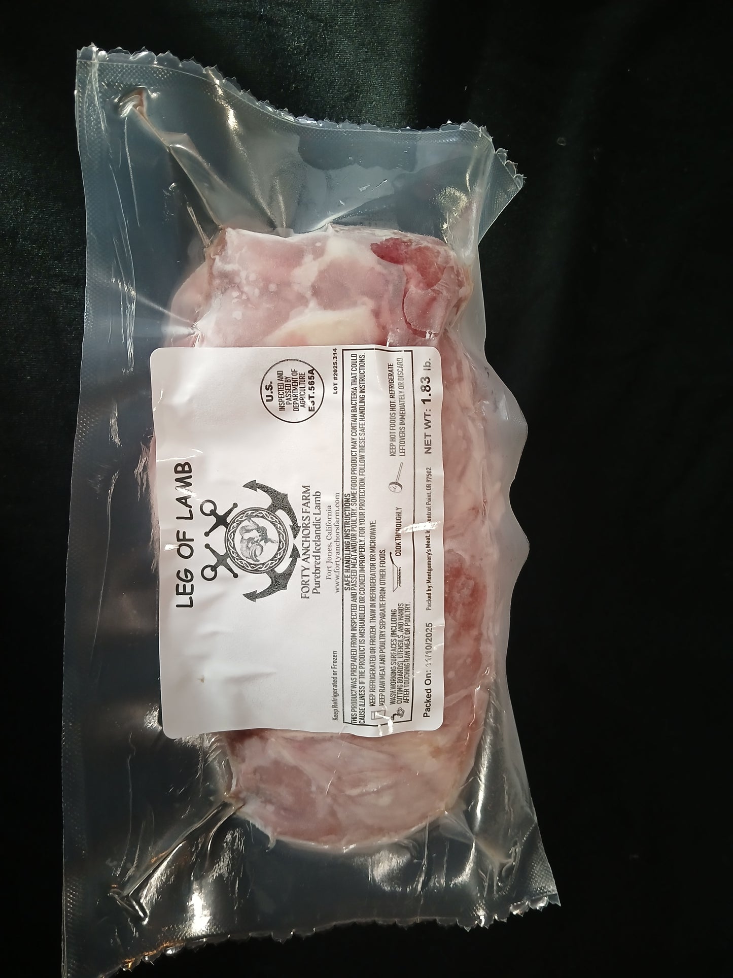USDA Leg of Lamb, Bone-In