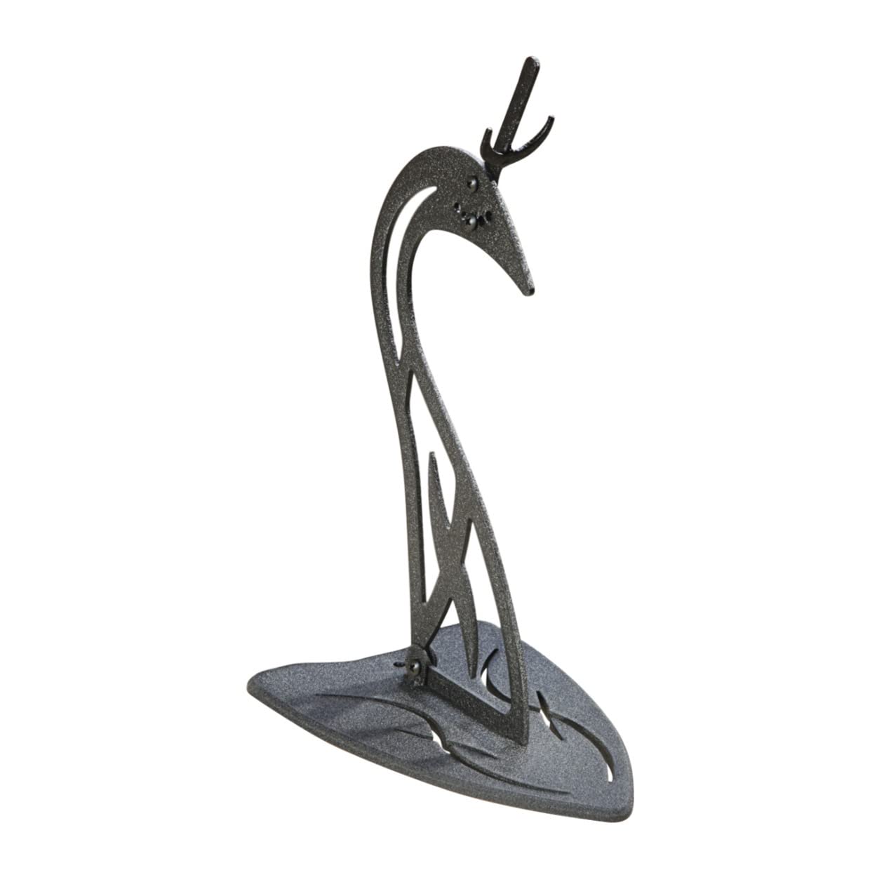 Skull Hooker Table Hooker Powder Coated Steel Trophy Mount - Perfect Kit for Table Display of Taxidermy Deer Antlers and Other Skulls - Available in Graphite Black and Robust Brown