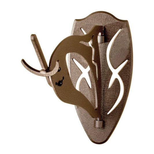 Skull Hooker Big Hooker European Trophy Mount – Perfect Kit for Hanging and Mounting Taxidermy Elk, Moose, & Caribou Antlers Skulls for Display – Robust Brown