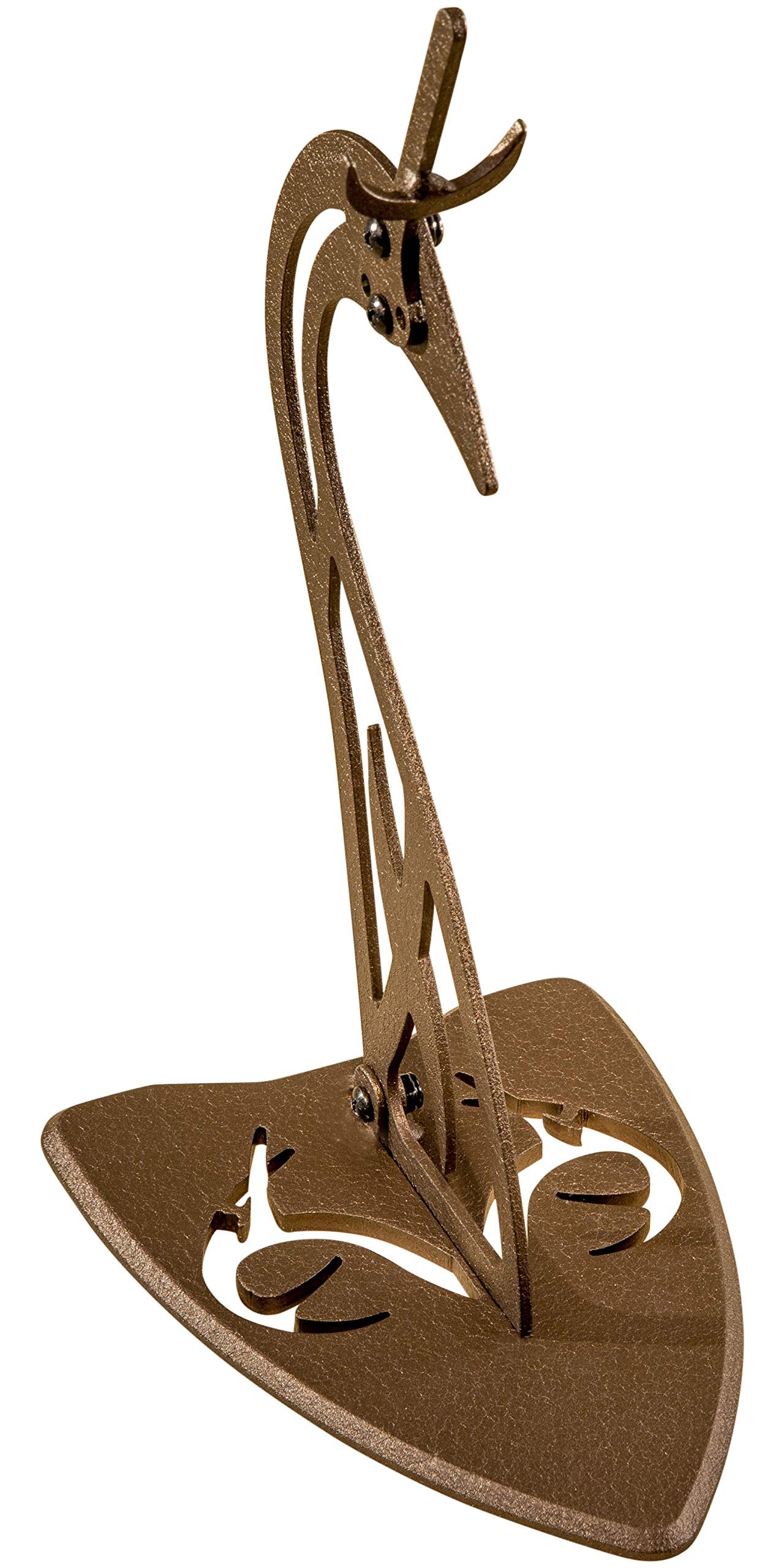 Skull Hooker Table Hooker Powder Coated Steel Trophy Mount - Perfect Kit for Table Display of Taxidermy Deer Antlers and Other Skulls - Available in Graphite Black and Robust Brown